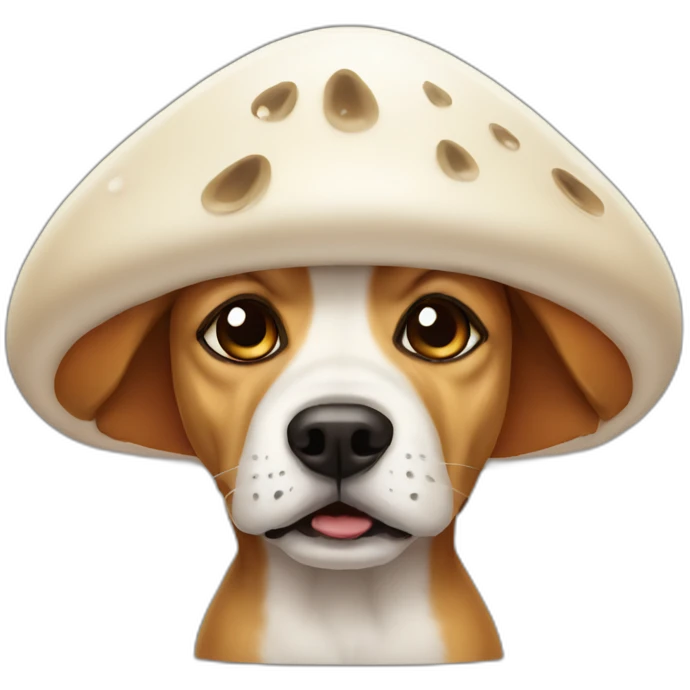 crying mushroom-dog emoji