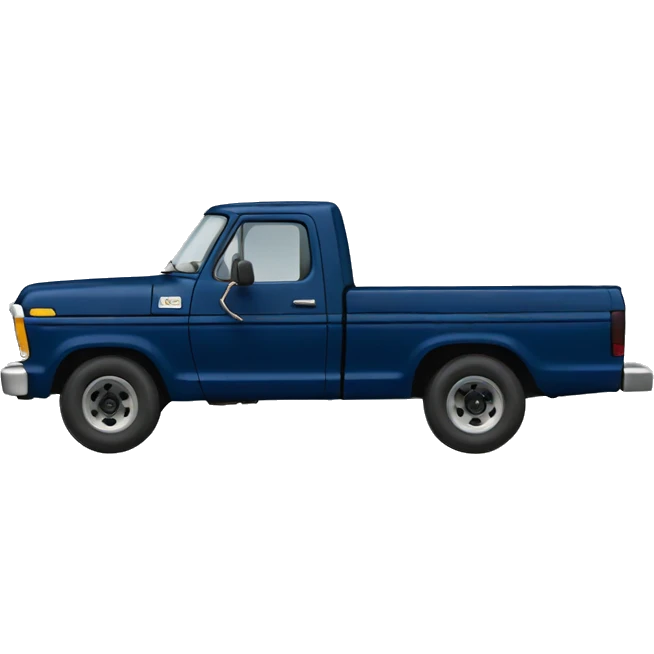 Navy blue 1979 ford truck  emoji