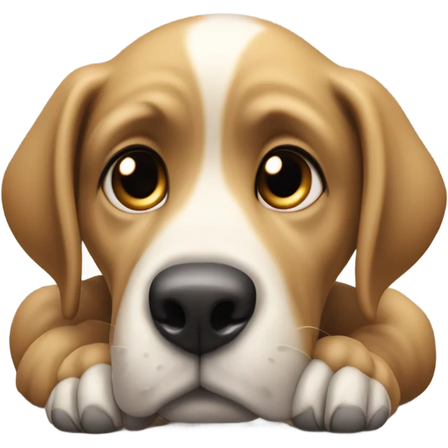 Begging dog emoji