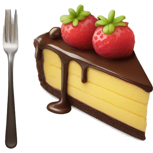 dessert-on-a-plate emoji