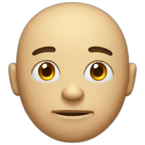 bulging head emoji