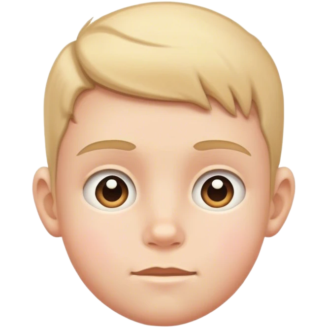 Kid with giant head emoji