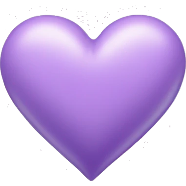 Pastel purple heart  emoji