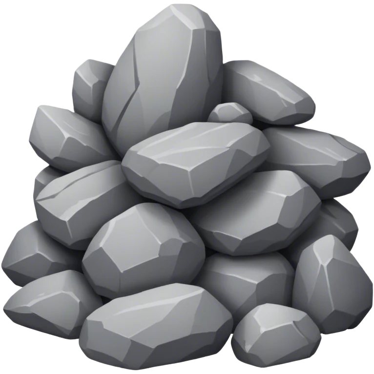 pile of rocks emoji