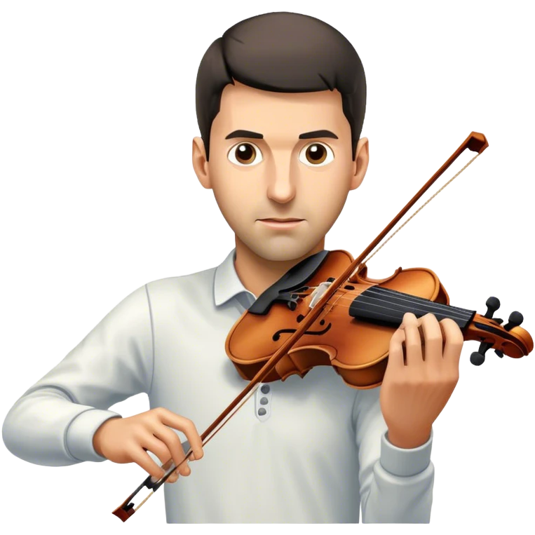 novak djokovic playing violin emoji