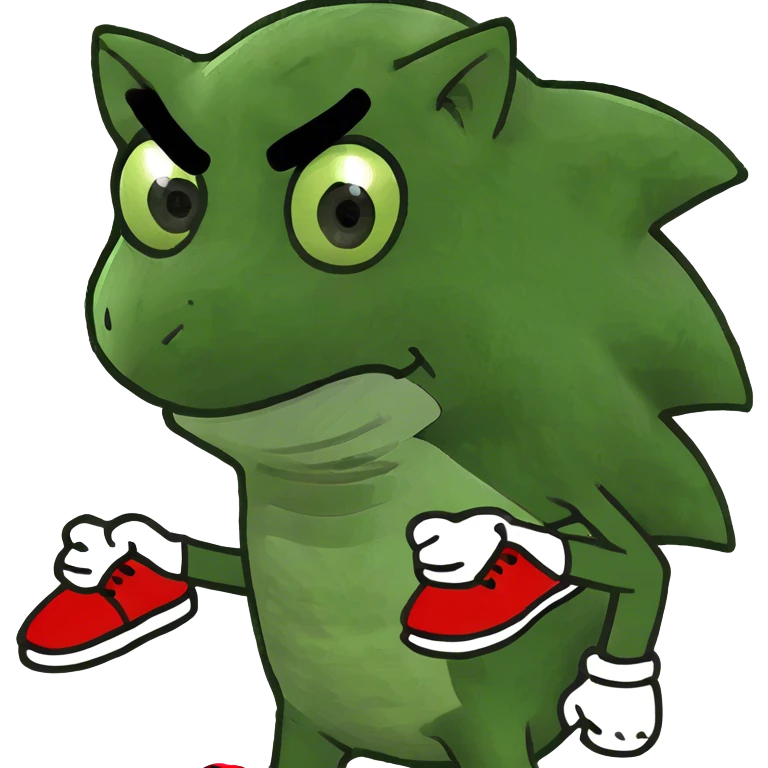 Sonic the hedgehog  emoji