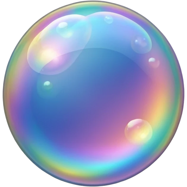 transparent soap bubble emoji