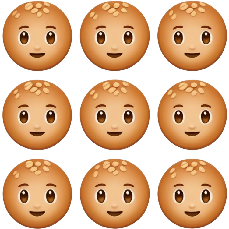 6 lentils, simple and clear emoji
