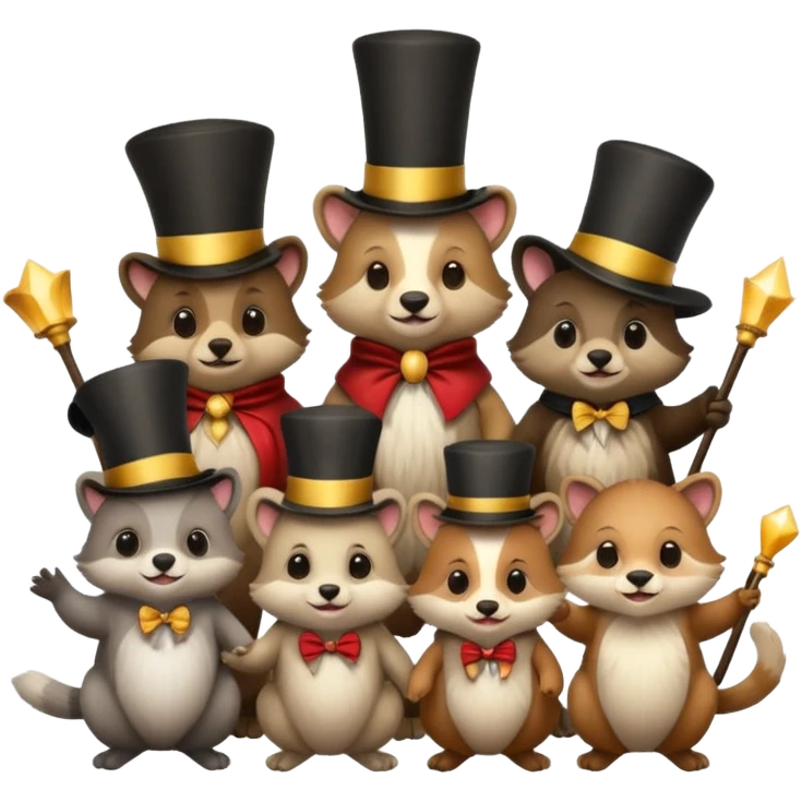 magician animals emoji
