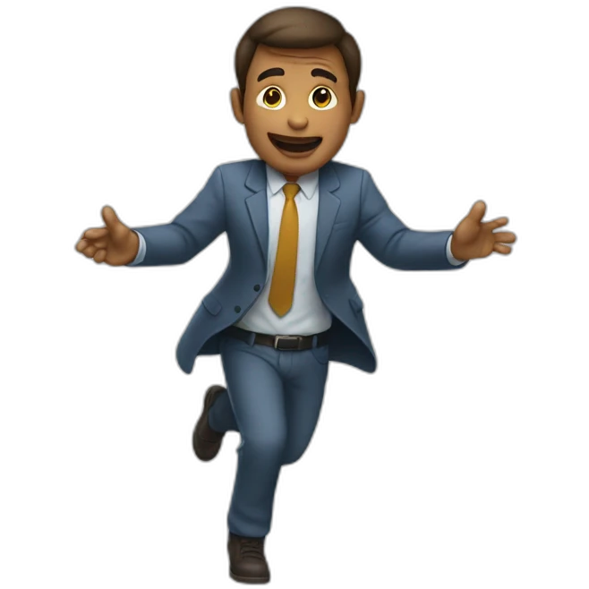 Un homme qui baisse emoji