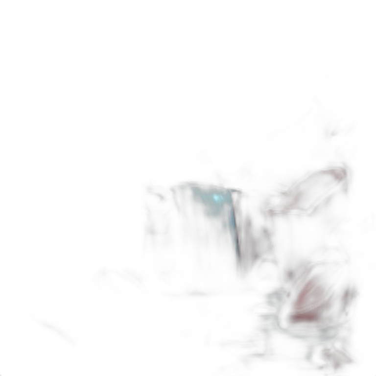 waterfall surrounded by red stones emoji
