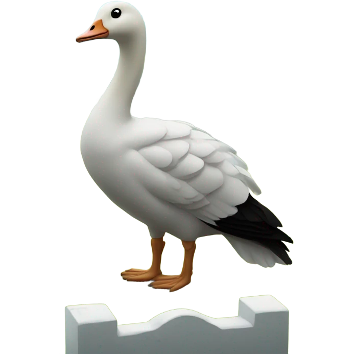 goose at the cemetery  emoji