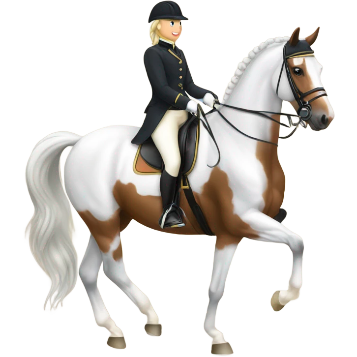 Dressage horse  emoji