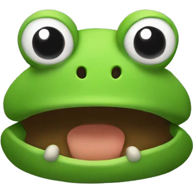 Sapo con arma de la mano emoji