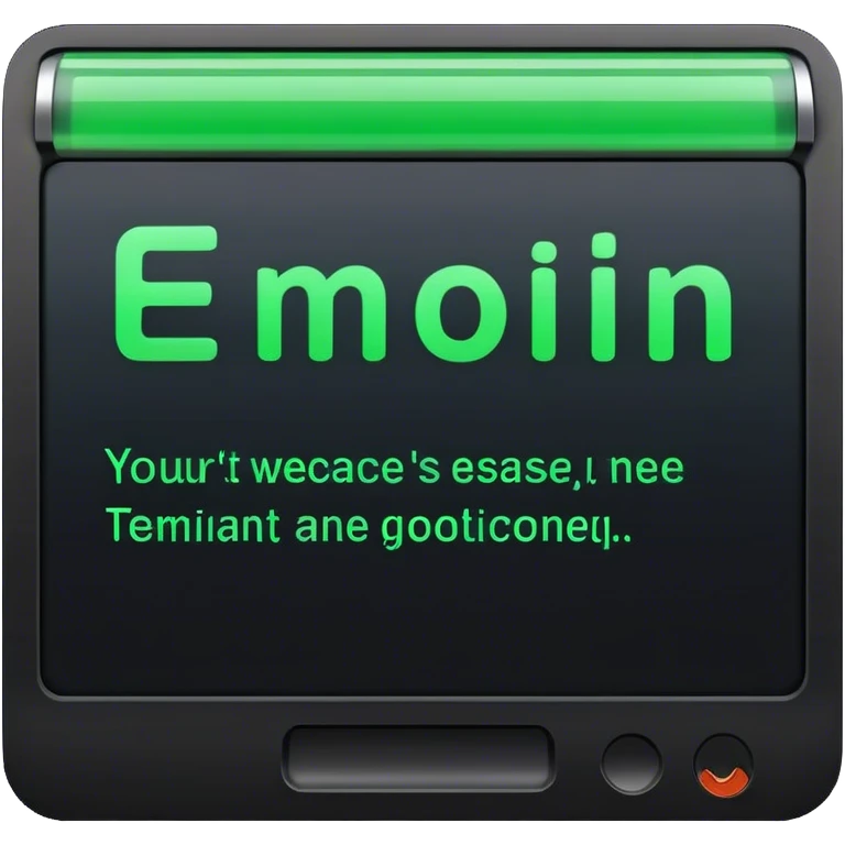 sofware terminal emoji
