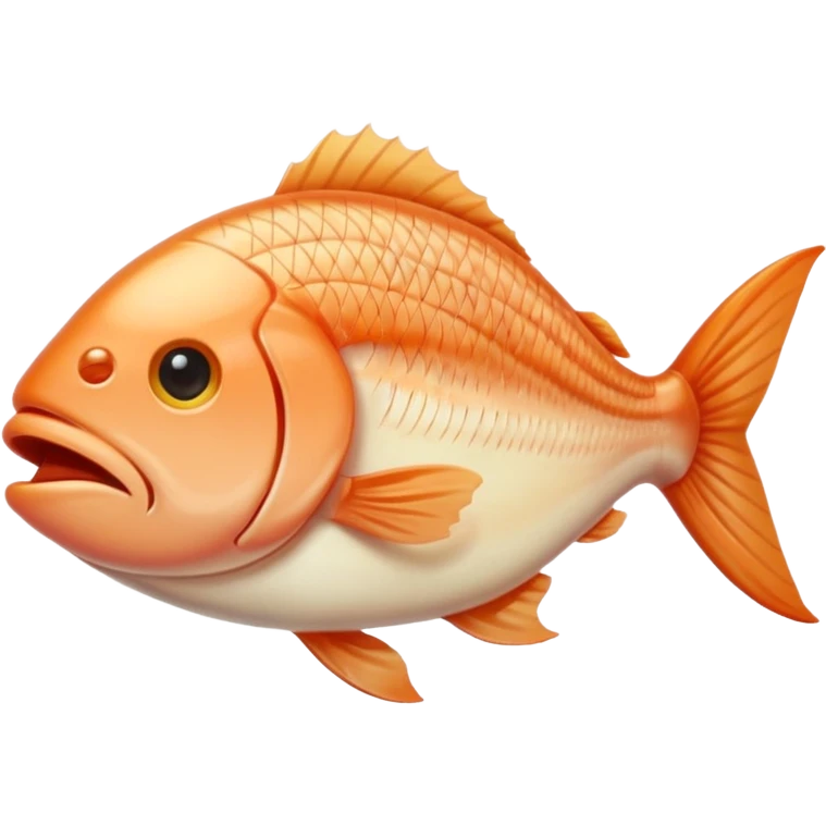 Skinless fish emoji