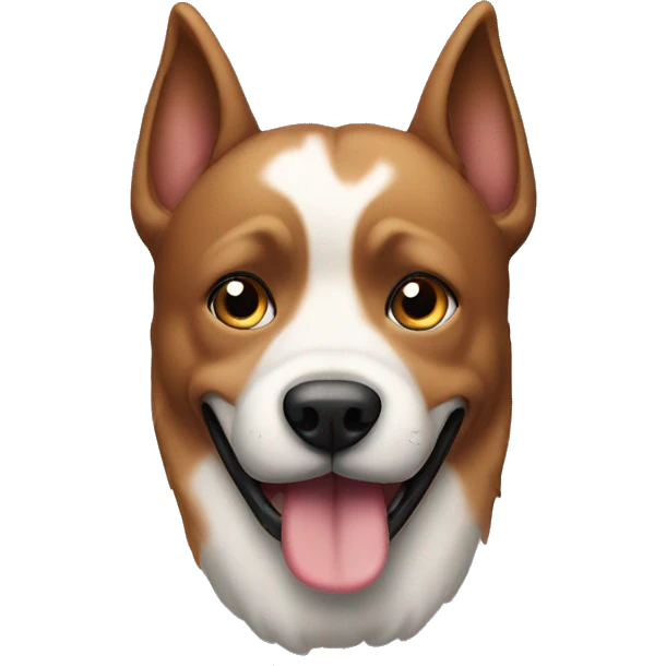 dog waering earing emoji
