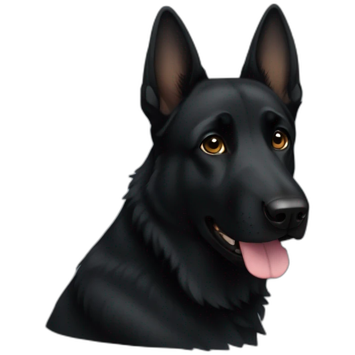 black german shephard emoji