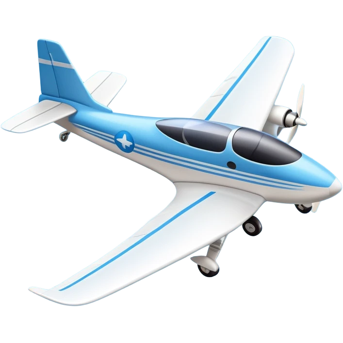 An icon featuring a remote-controlled model airplane soaring through the sky, with a detailed transmitter in the foreground. The sky is clear with motion lines showing flight. Transparent background emphasizes the precision, creativity, and joy of aeromodelling as a sport. emoji