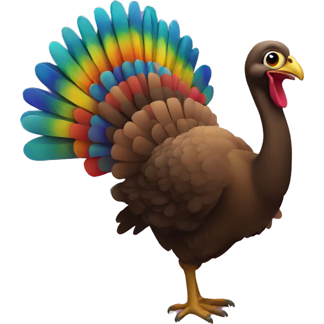 Disco turkey emoji