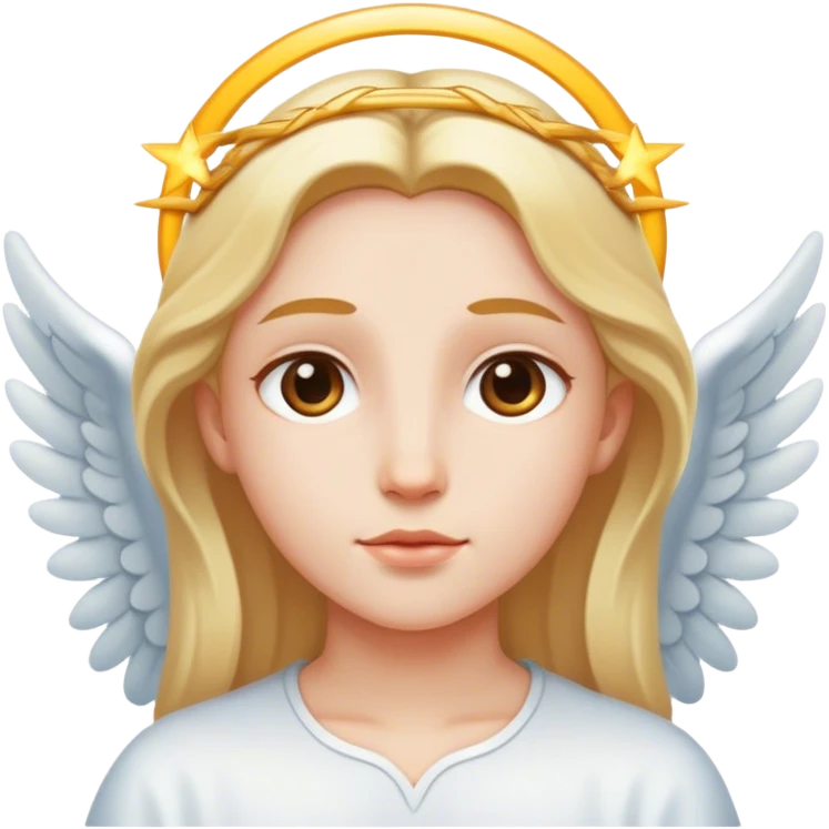 mysterious and angelic emoji