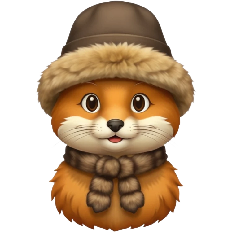 animal with hat emoji