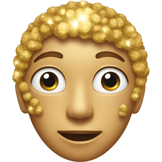 gold sparkle emoji