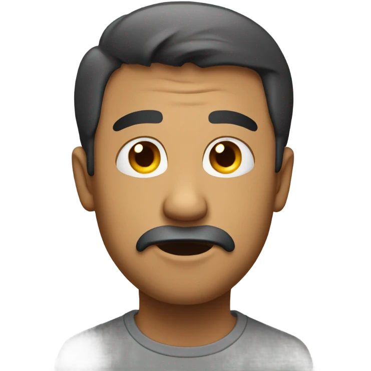 Guy confused  emoji