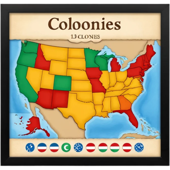 13 colonies emoji