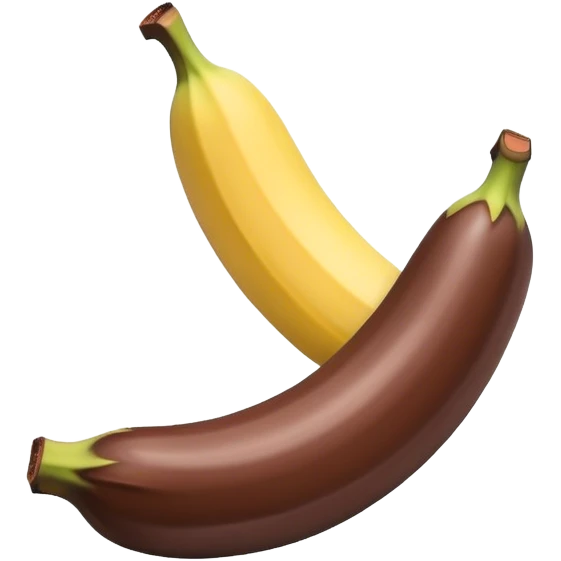 Chocolate banana emoji