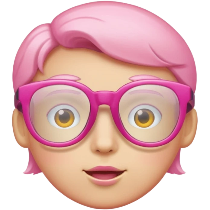 a barbie pink glasses emoji