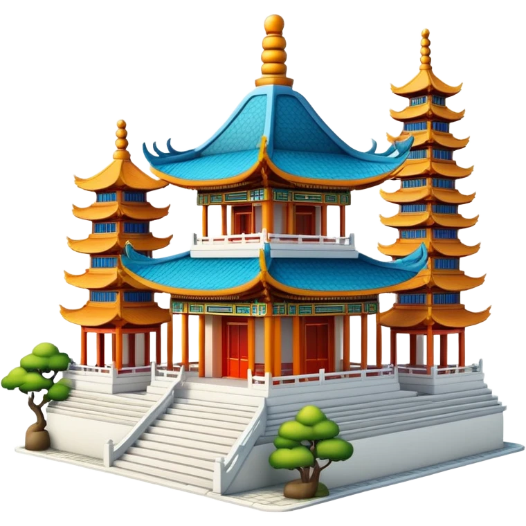 Chinese pagoda emoji