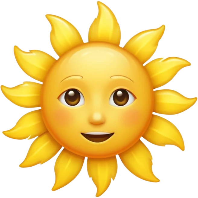 Sun emoji