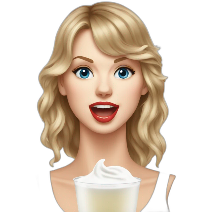 taylor-swift-milk-on-face emoji