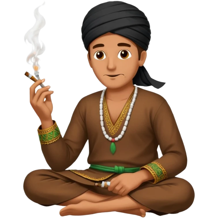 Hukka with khaat emoji
