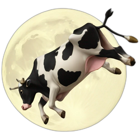 cow jumped over the moon emoji