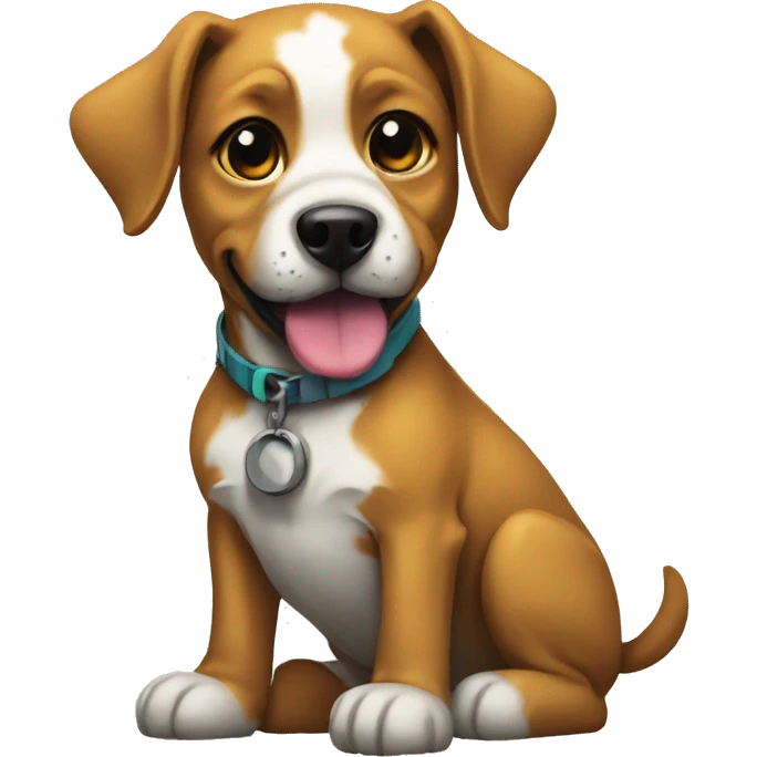 Graffiti dog emoji