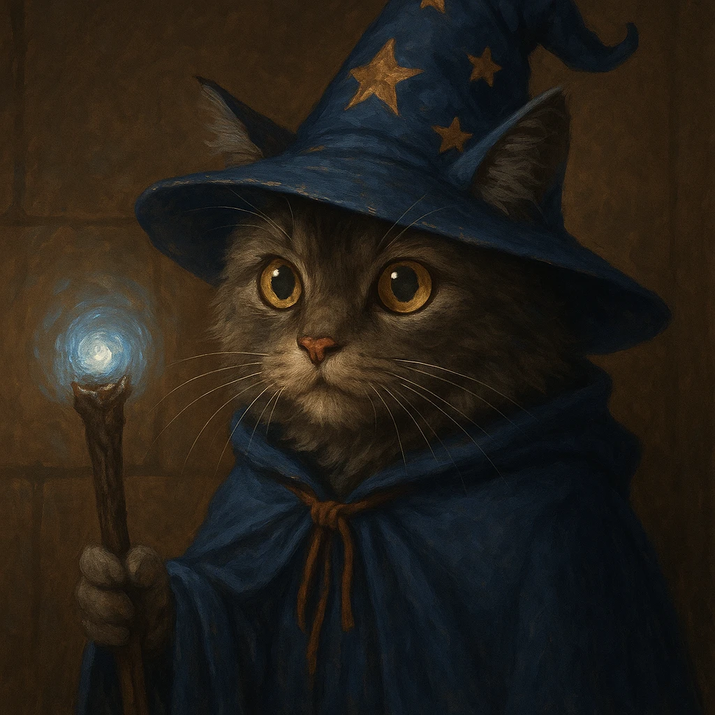 wizard cat  emoji