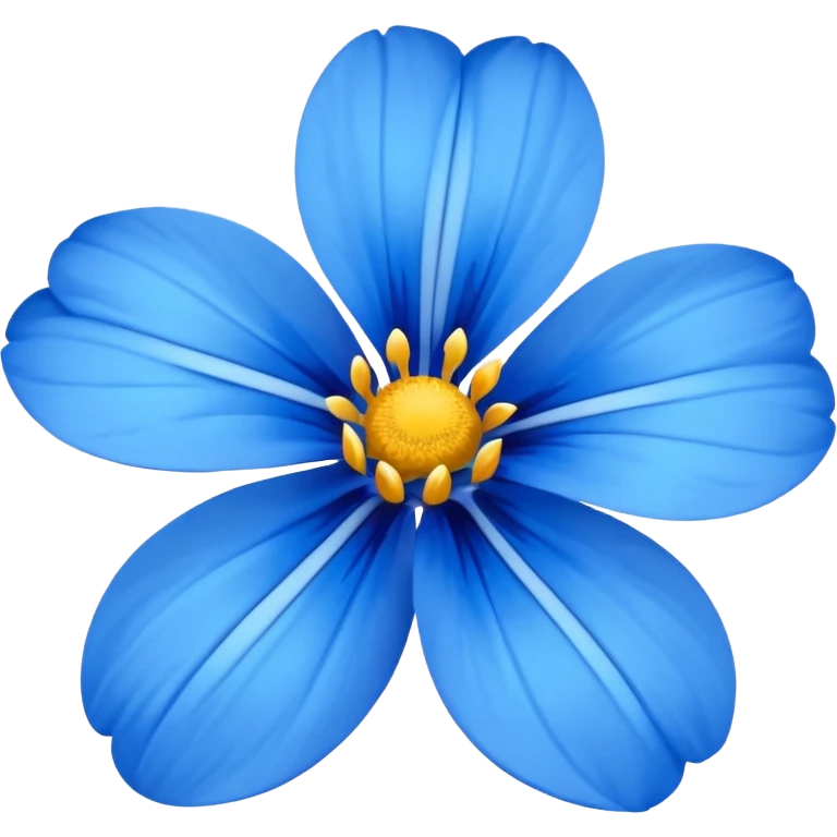 Blue Flower emoji