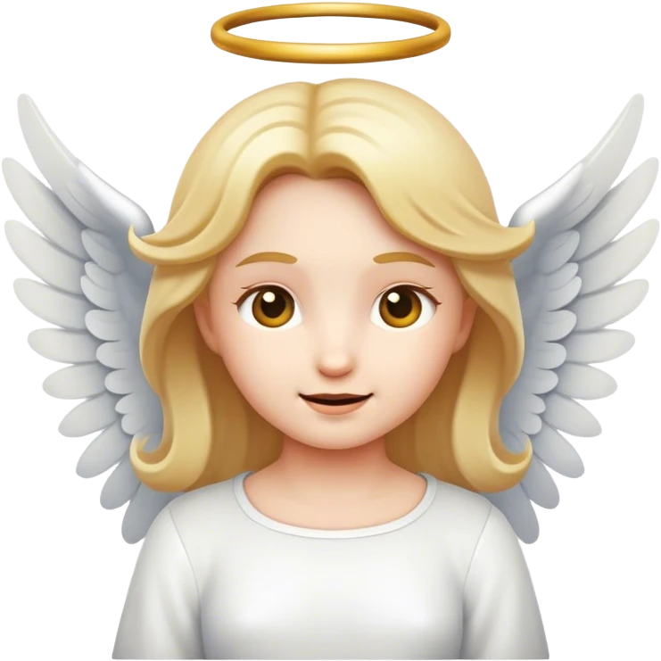 emoji de um anjo com uma cara maliciosa emoji