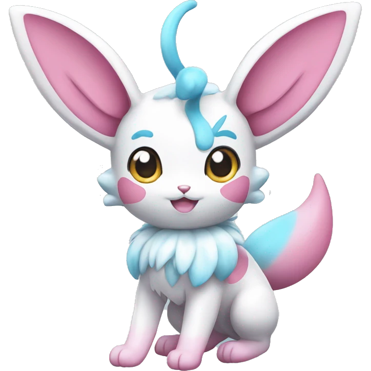 Shiny Sylveon Pokemon emoji