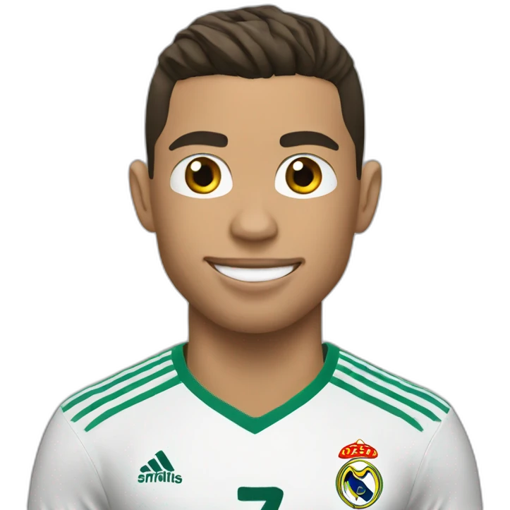 Ronaldo qui fait suu emoji