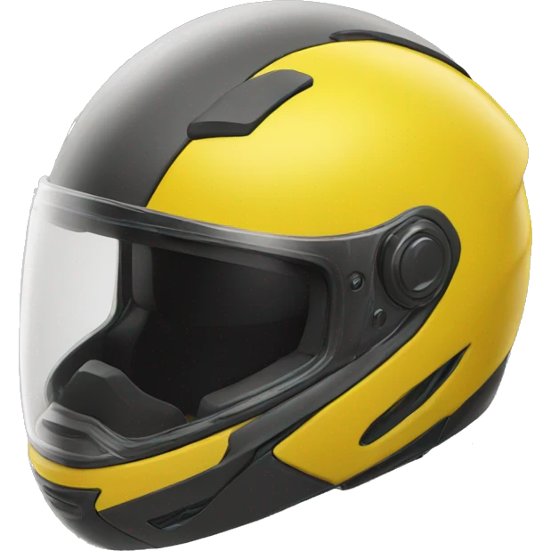 helmet yellow emoji
