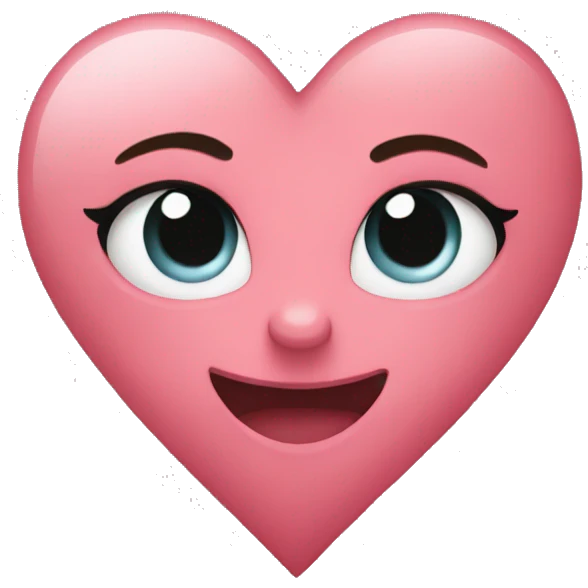 Rosa Heart emoji