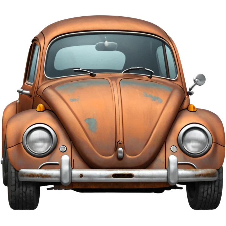 oxidated old VW beetle  2024 emoji