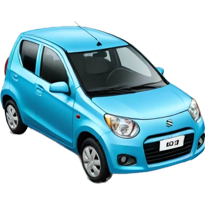 2013 Suzuki Alto, light blue color emoji