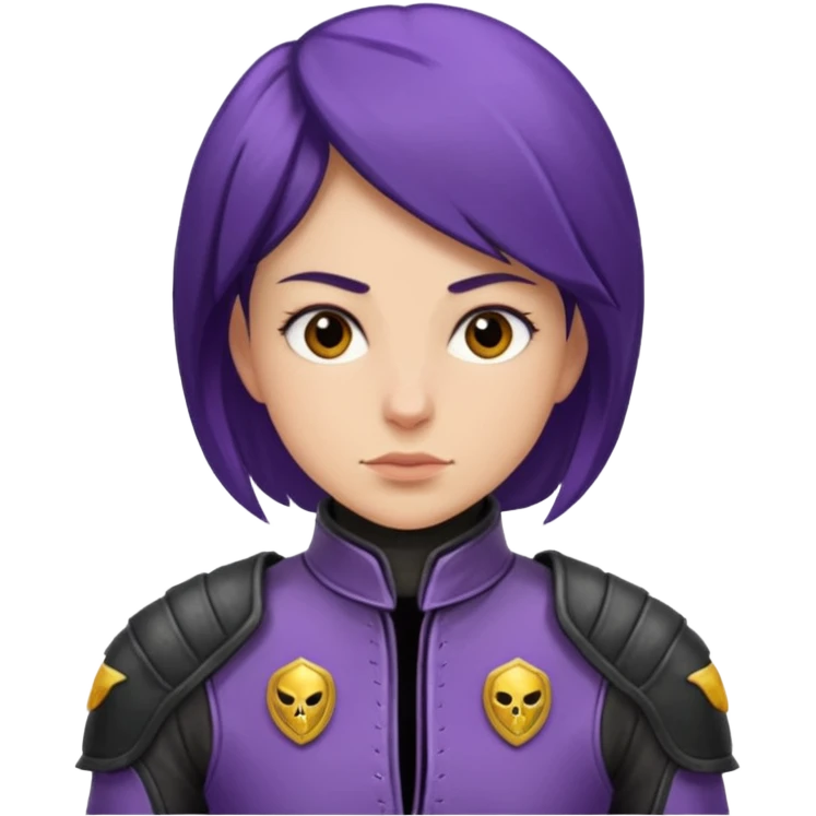 Violet Sorengil from the book The Fourth Wing, Traces of a Fighting Ashjad emoji