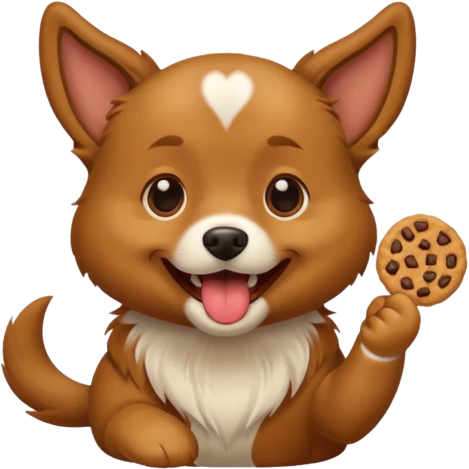 خوردن پیپی یک سگ emoji