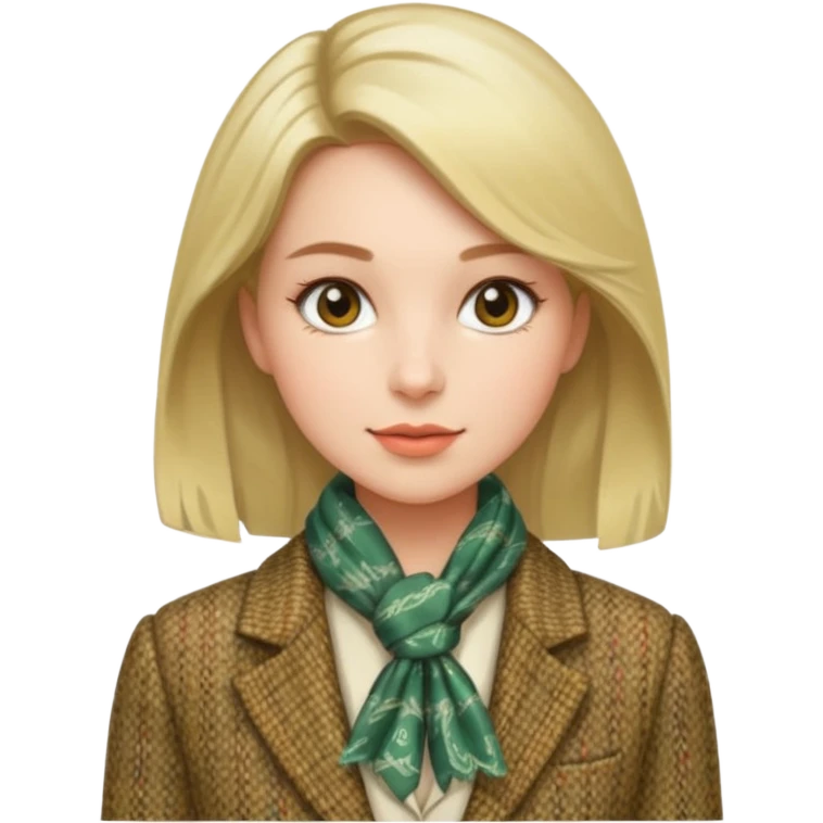 Old Money woman emoji