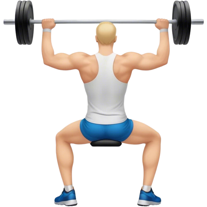 upper-back row exercise emoji